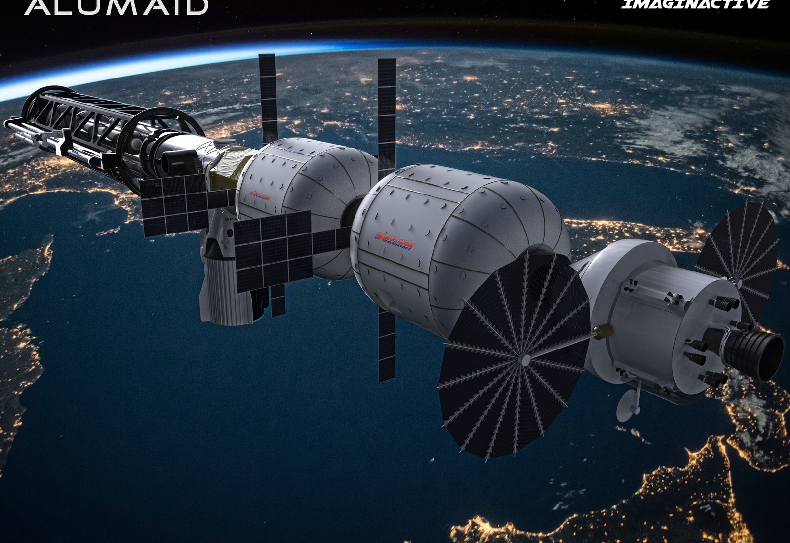 Alumaïd — modular orbital vehicle concept for Imaginactive