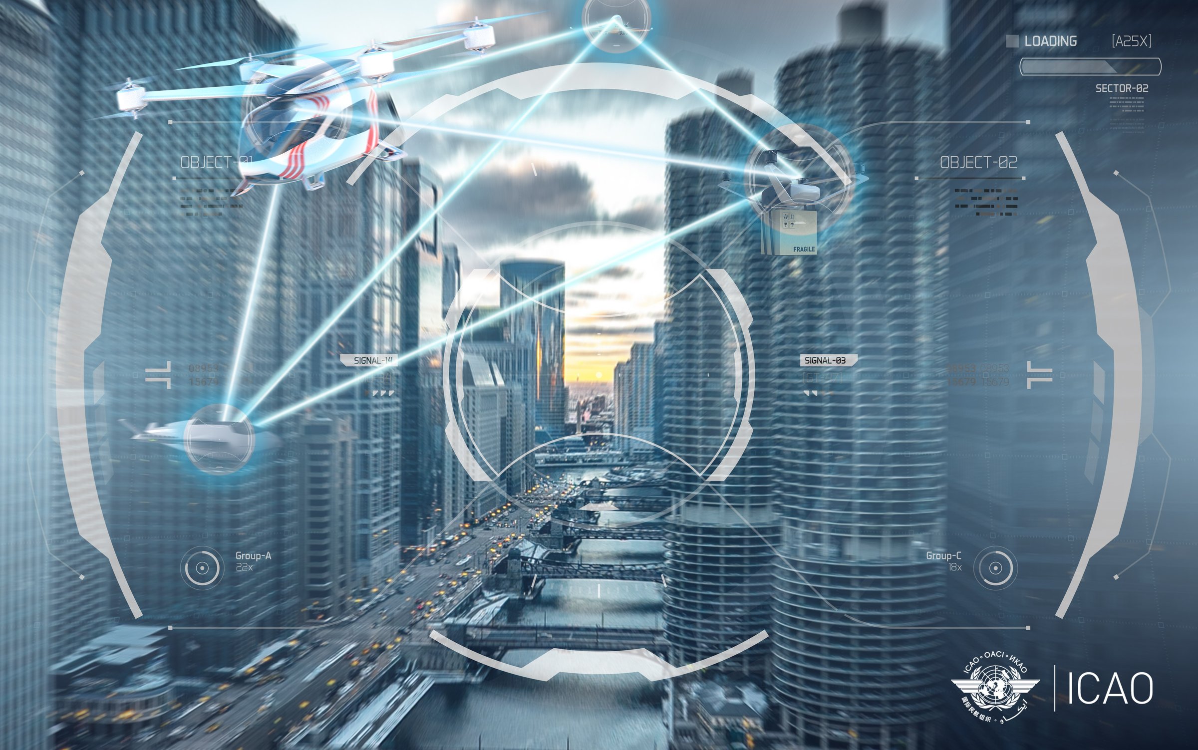 Urban air mobility traffic concept