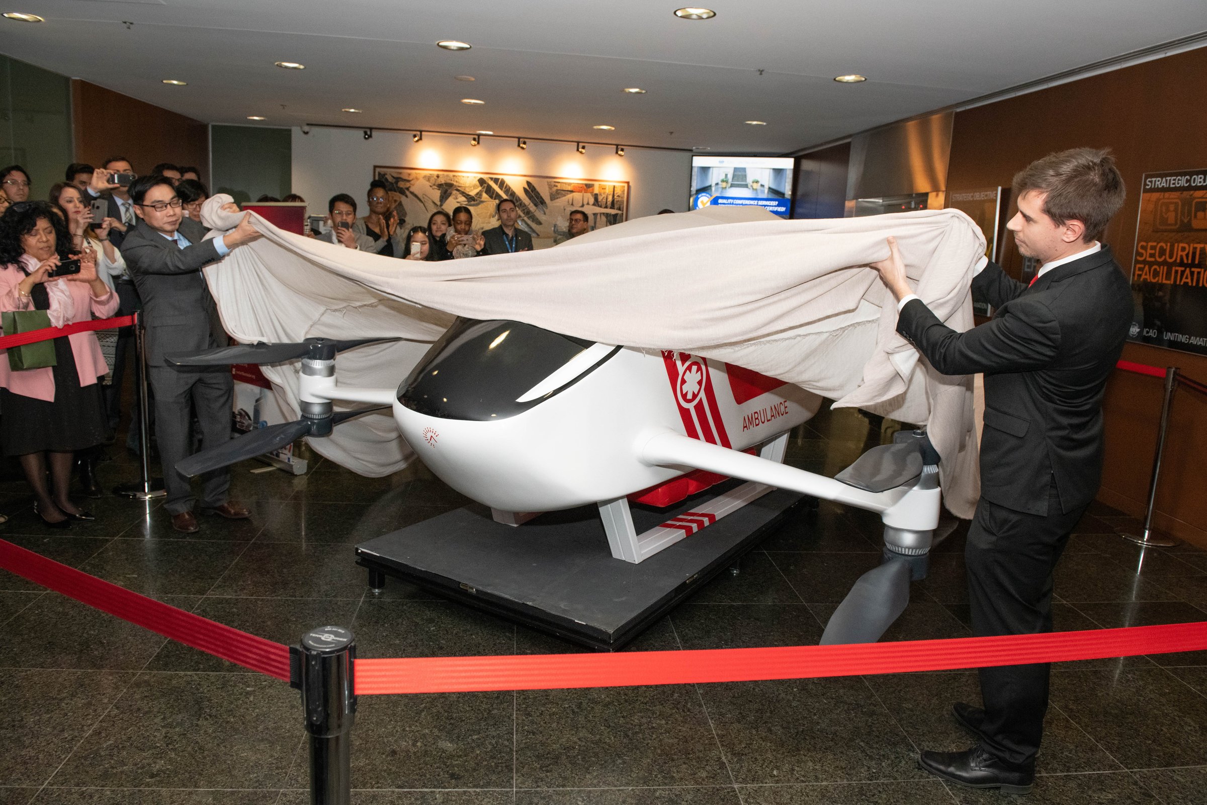 Ambular unveiling at ICAO headquarters