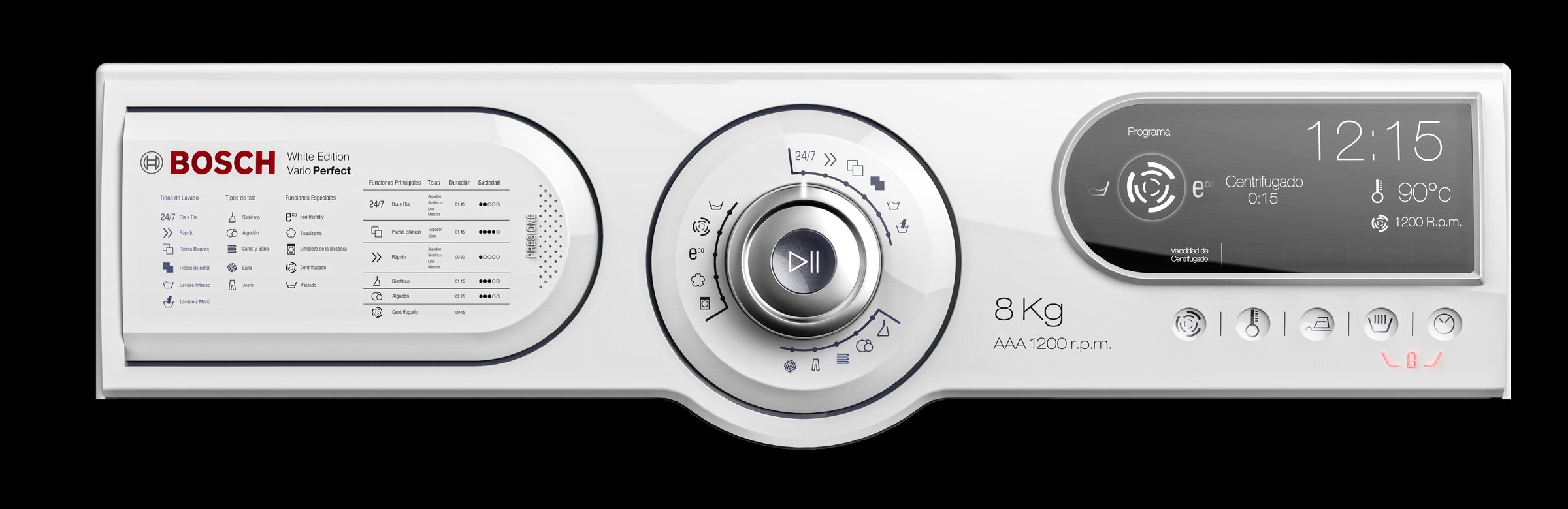 Bosch Vario Perfect full control panel, straight-on