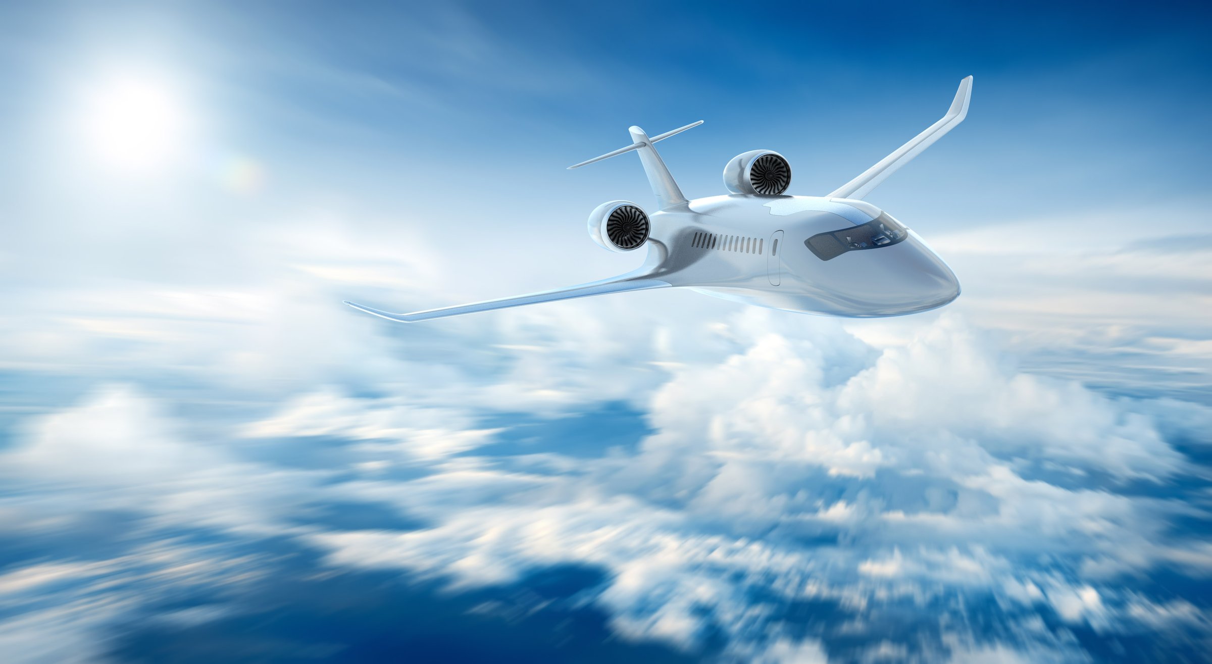 Business jet topside