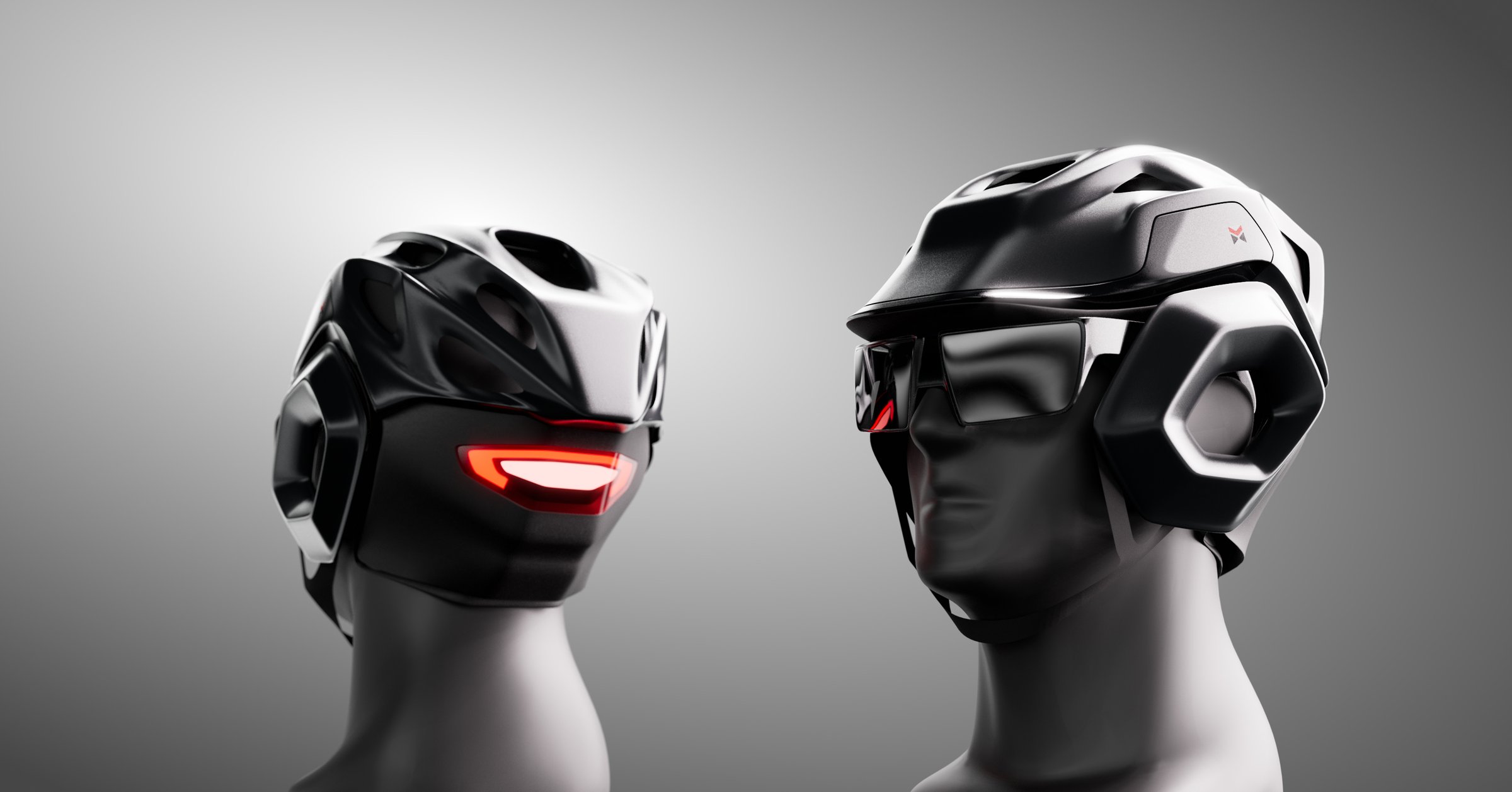 Coraza extended-coverage trail helmet concept