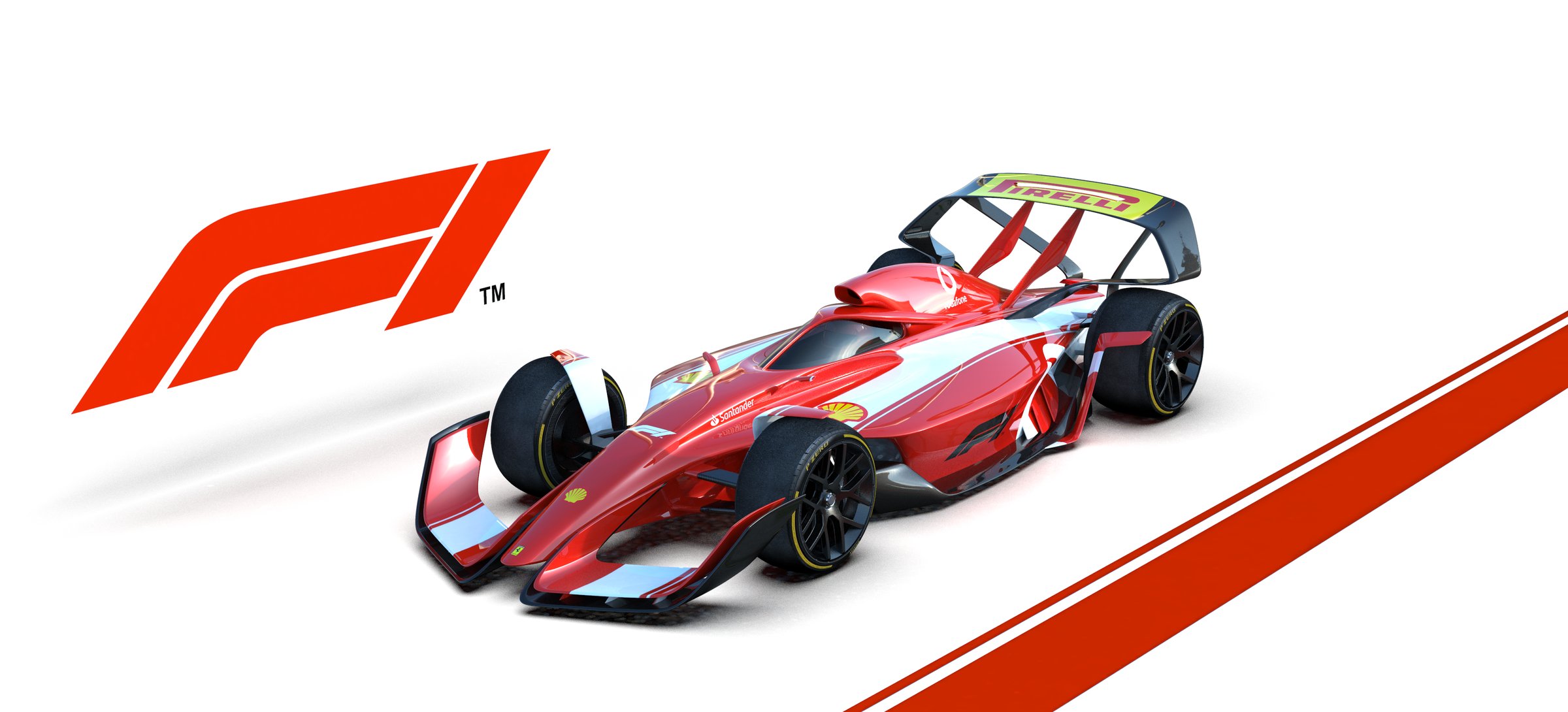 F1 concept opposite front three-quarter studio render
