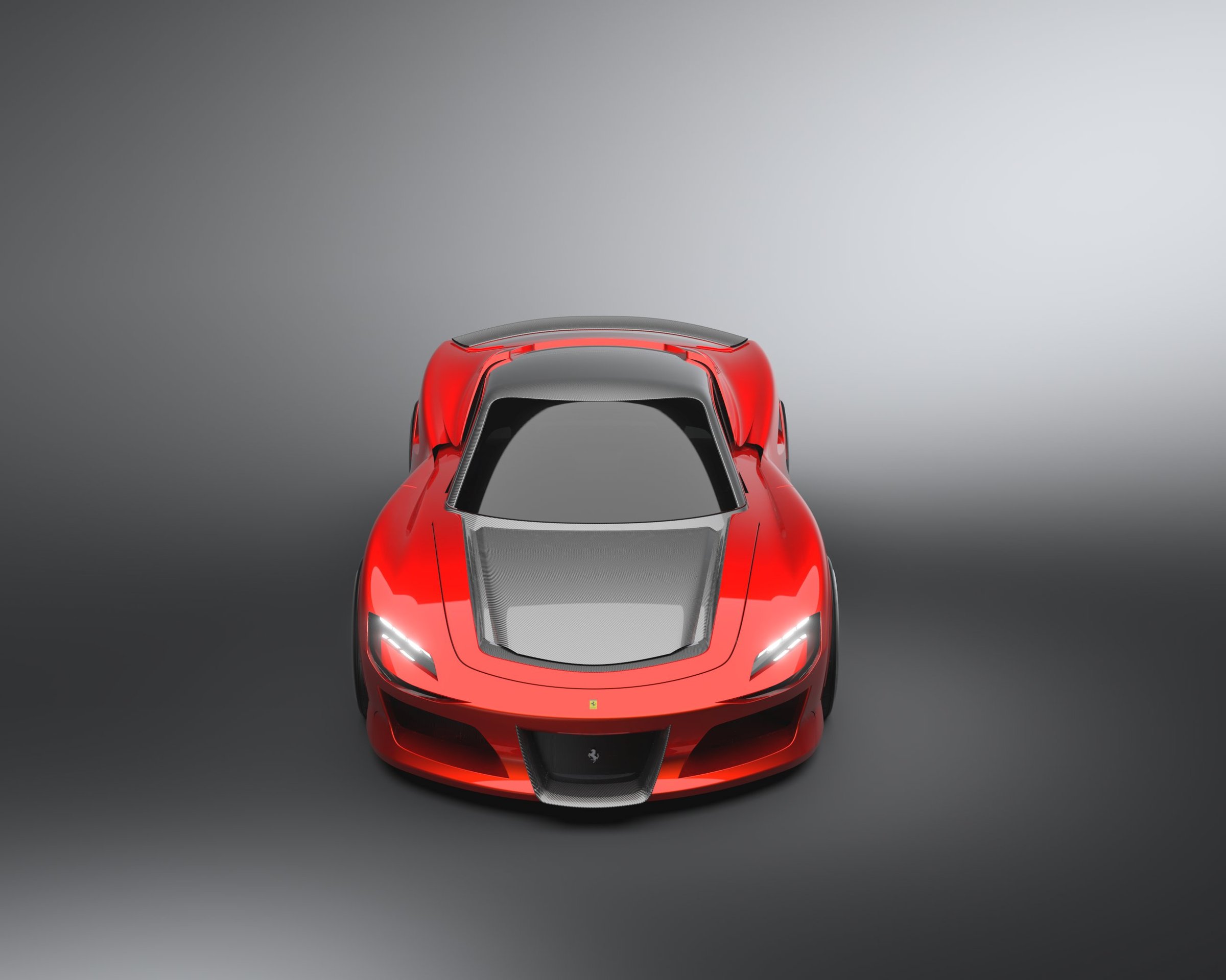 Ferrari FS90 top-down front render