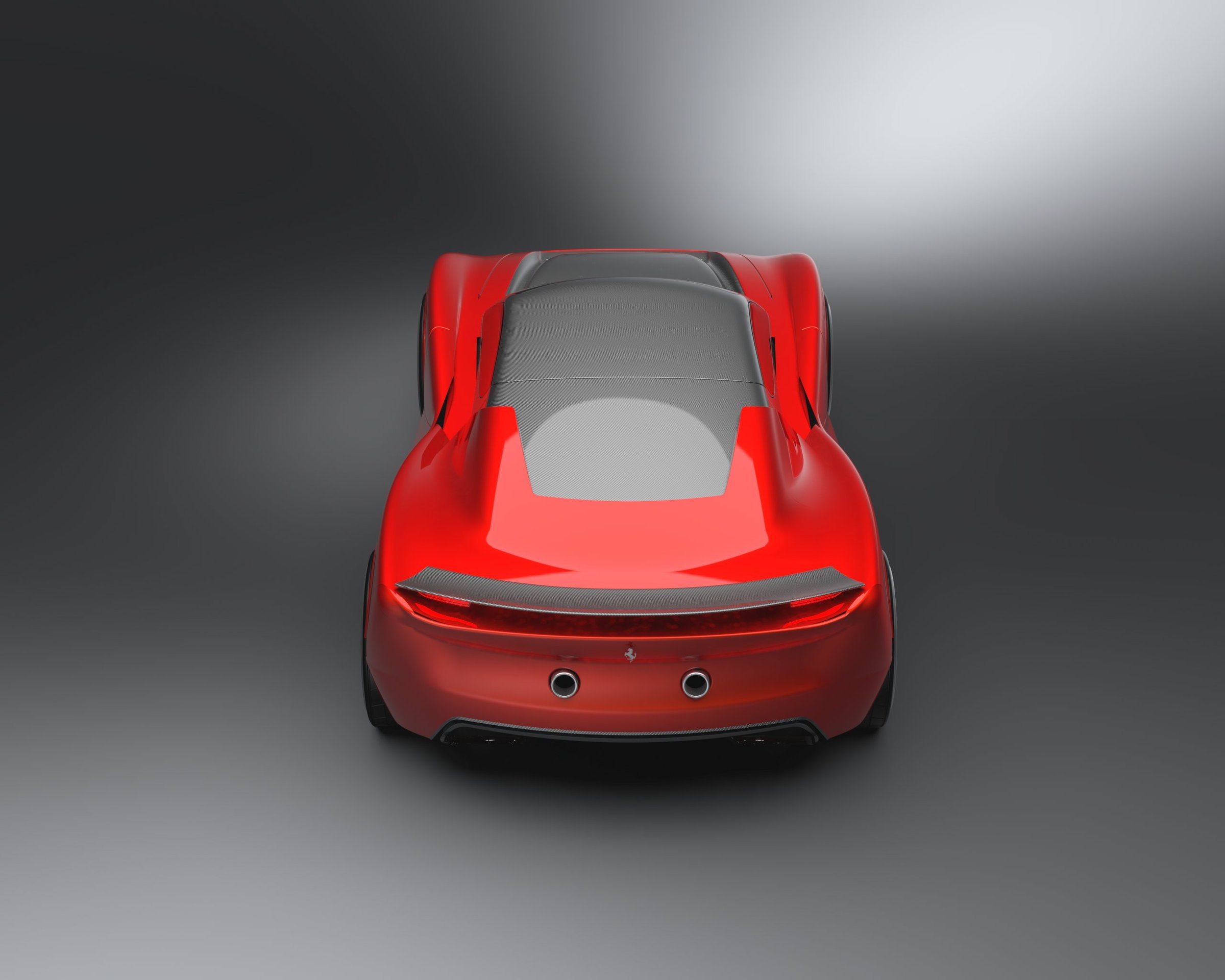 Ferrari FS90 top-down rear render