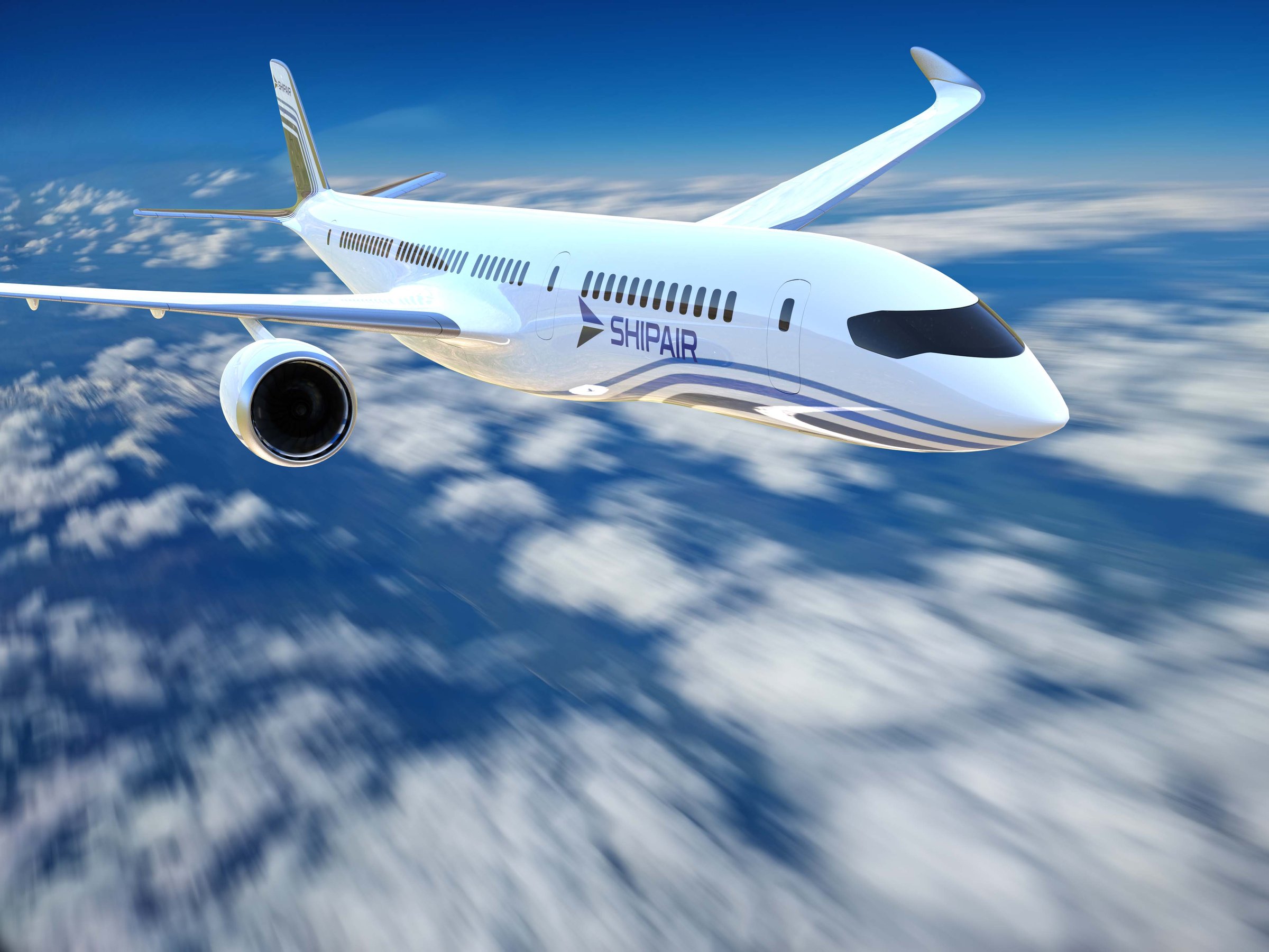 ShipAir widebody airliner livery