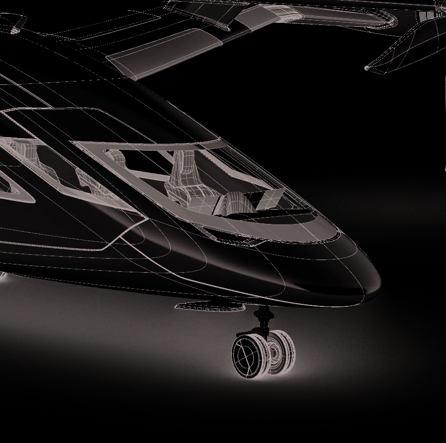 Lifter eVTOL studio render