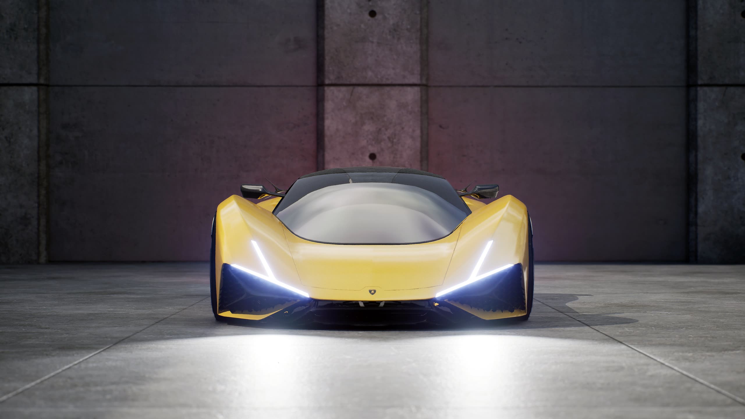 Sfumato front-on shot showing light signature