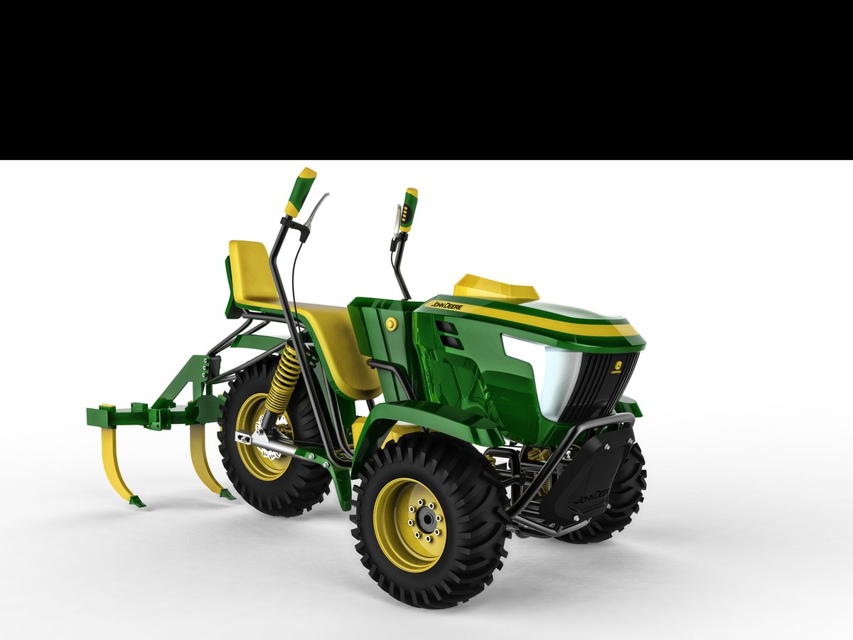Compact tractor concept — academic project, FADU Buenos Aires