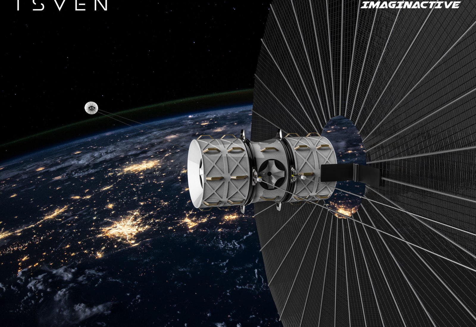 Tsven — tethered orbital vehicle concept for Imaginactive