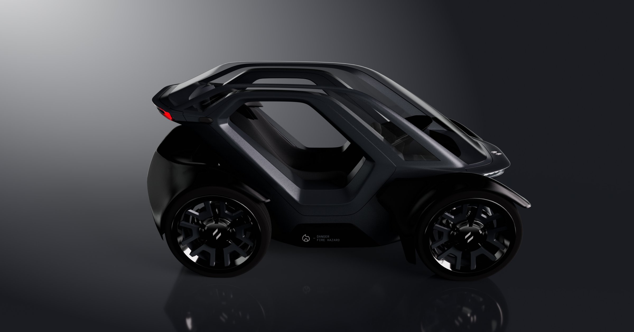 Unicar side profile studio render