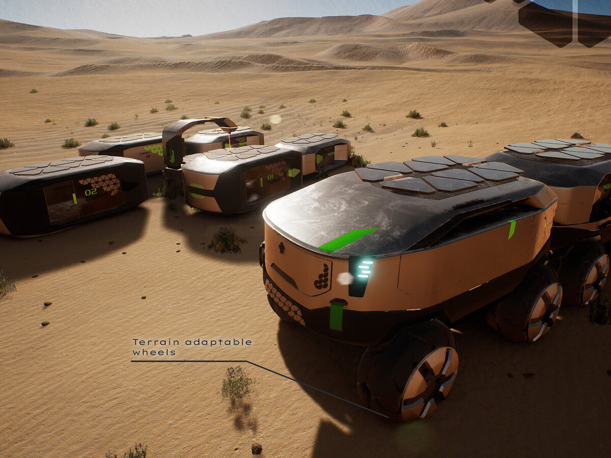 Unimog Rover modular expedition concept