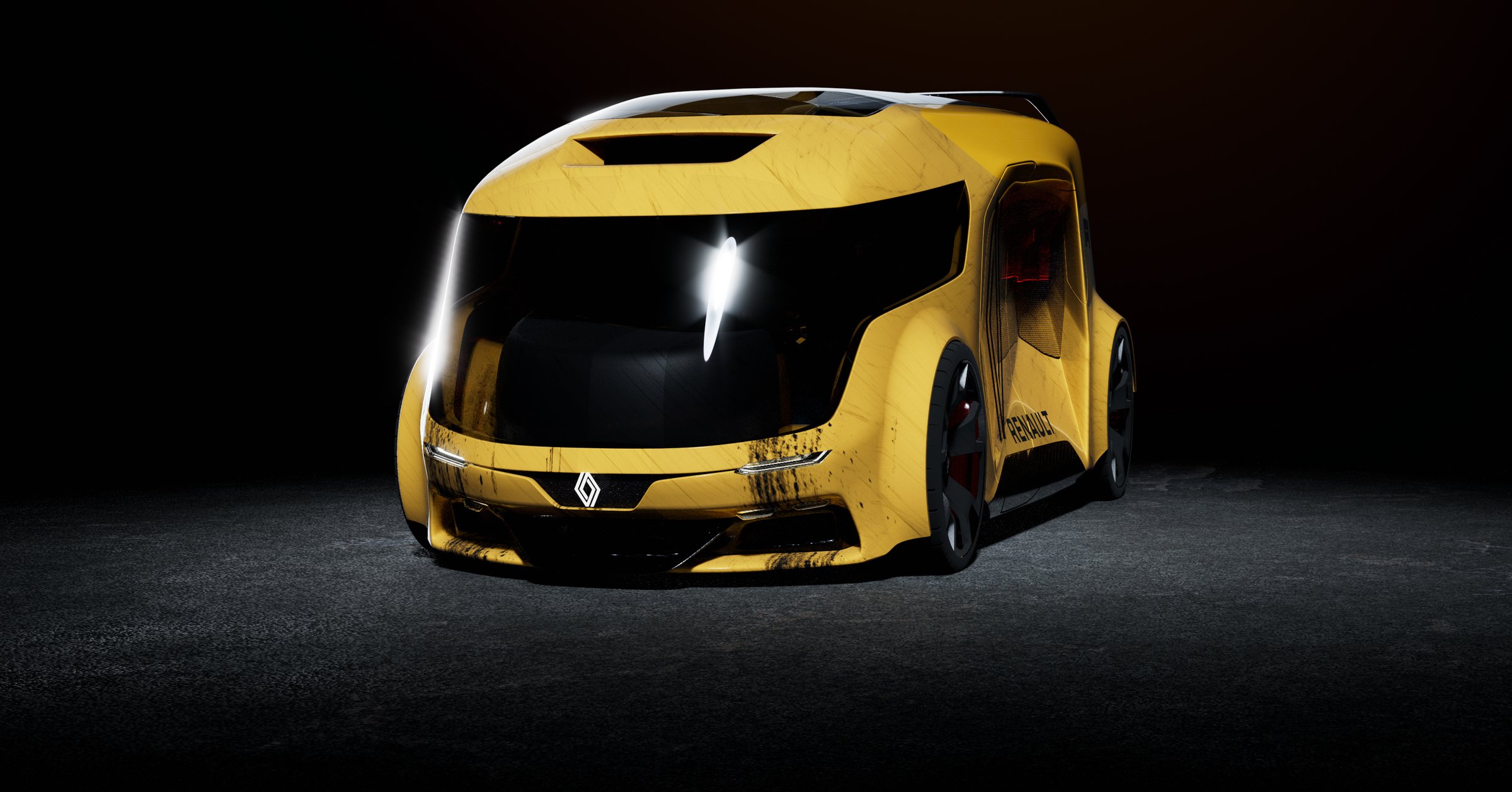 Van concept front studio render