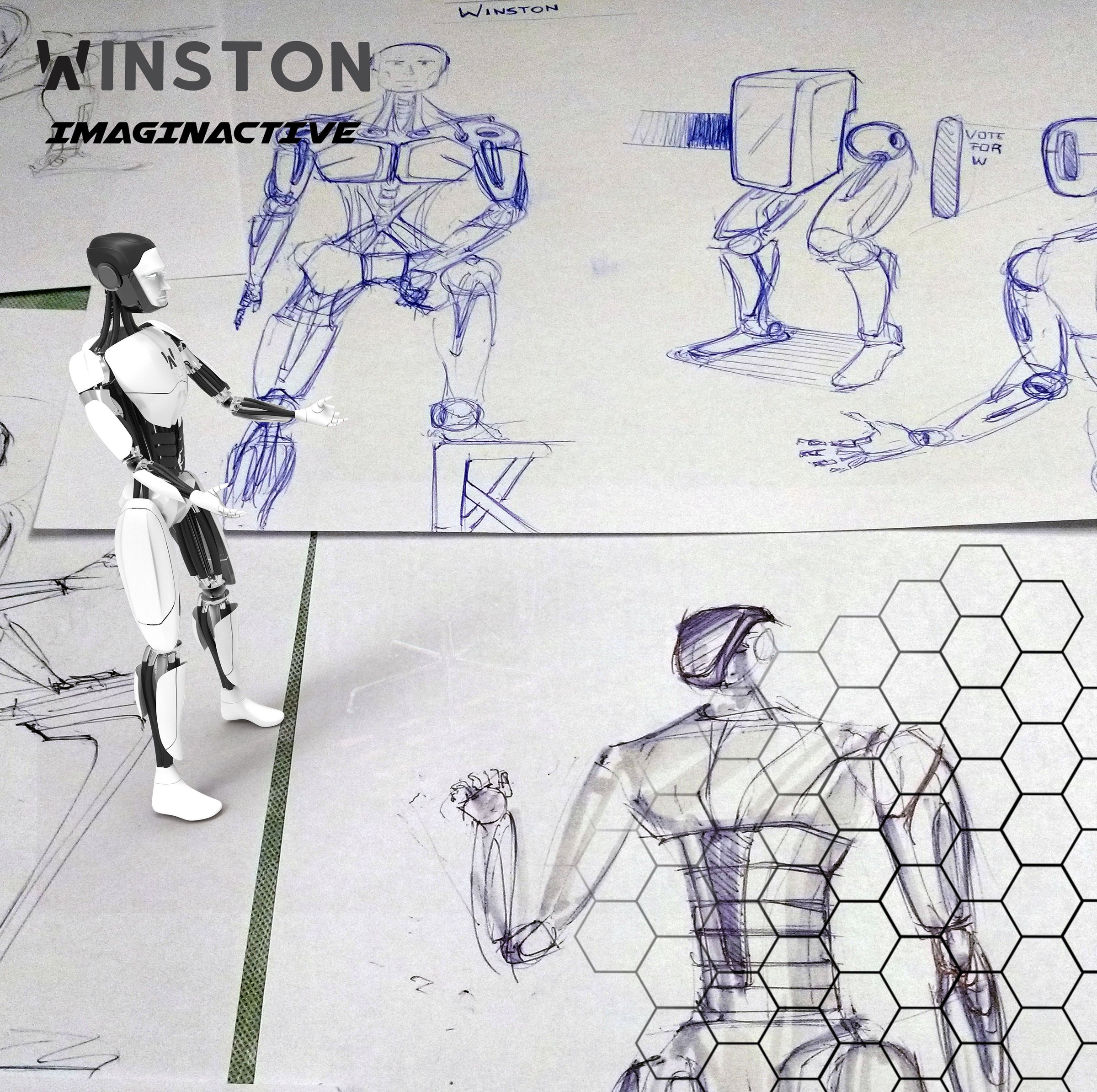 Winston sketch detail