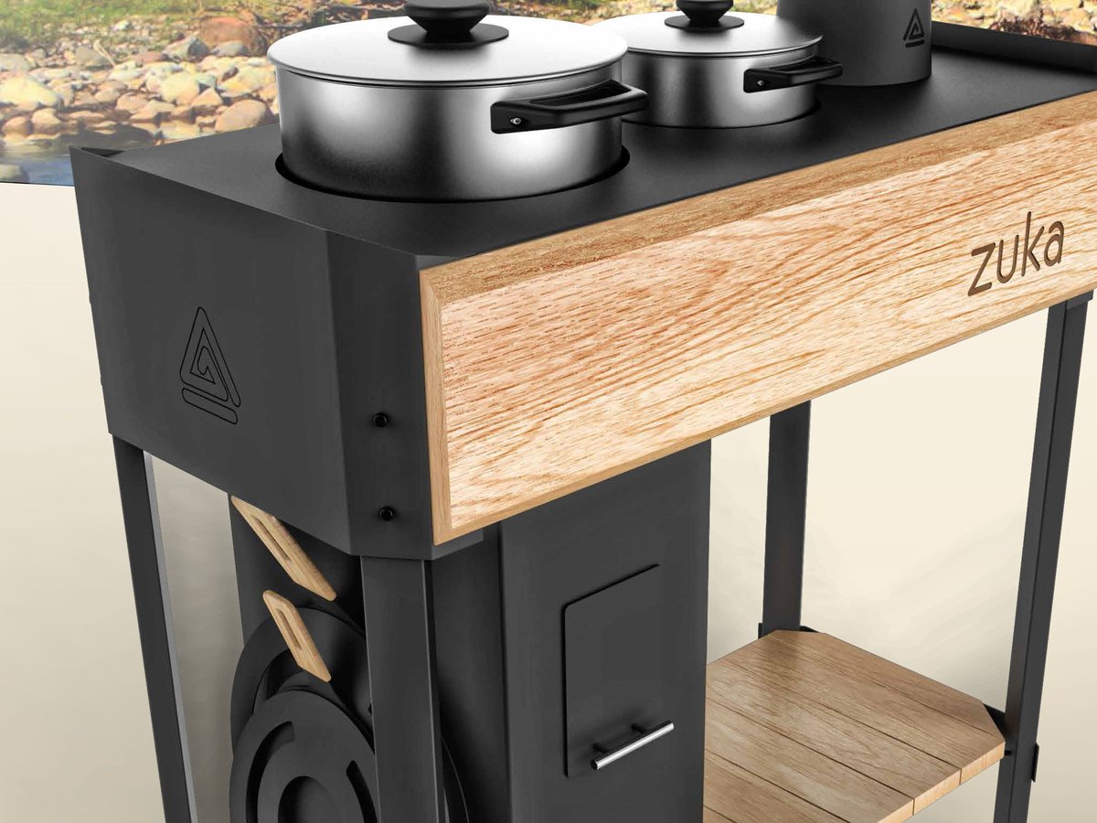 Zuka wood-fired cookstove — FADU Buenos Aires team project